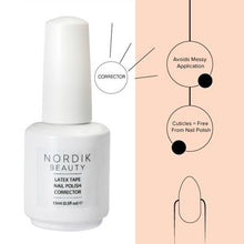 Load image into Gallery viewer, Nordik Beauty Latex Tape Nail Art Polish Corrector (15ml)
