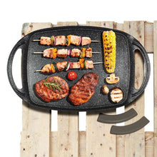 Load image into Gallery viewer, Berlinger Haus Marble Coating Grill Plate 47cm - Carbon Metallic Line
