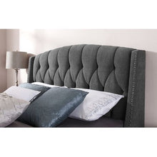 Load image into Gallery viewer, Figure It Out Tufted Wingback Headboard
