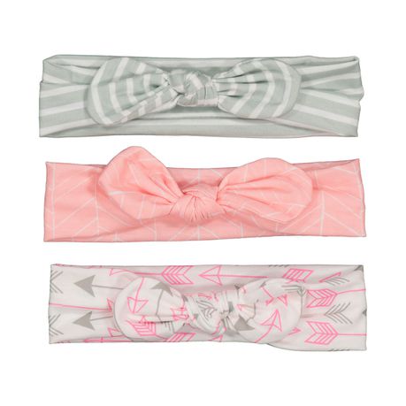 3 Piece Headband set Pink Arrow