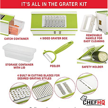 Load image into Gallery viewer, 5-in-1 Box Grater and Vegetable Peeler
