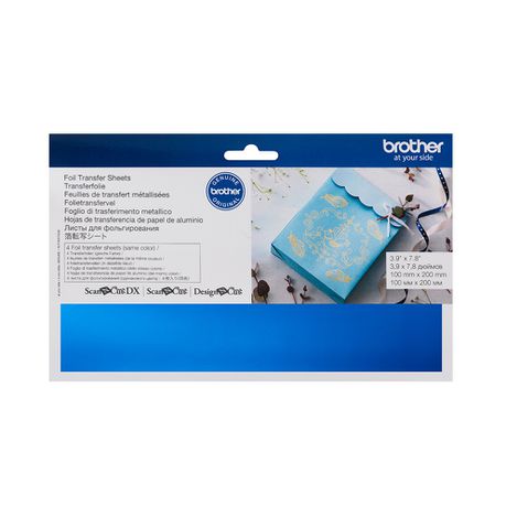 Brother CAFTSBLU1 - ScanNCut Blue Foil Transfer Sheets