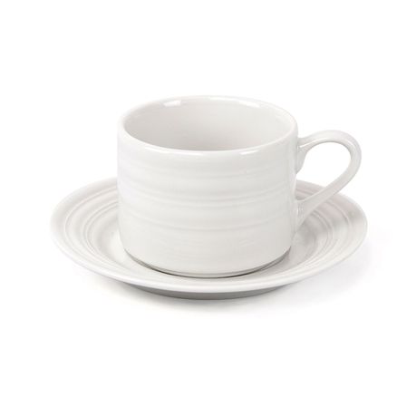 Linea 220ml Cup & Saucer - Set of 24 Buy Online in Zimbabwe thedailysale.shop