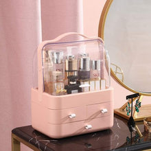 Load image into Gallery viewer, Everglitz Acrylic Cosmetic Organizer Storage Box With Drawers -Rose Pink
