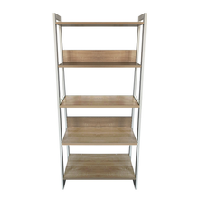 Load image into Gallery viewer, 5-Tier Industrial-Style Bookcase Free Standing Bookshelf Display Unit
