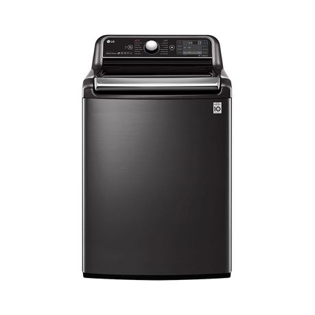 LG 24kg Top loader Black Steel Buy Online in Zimbabwe thedailysale.shop