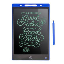 Load image into Gallery viewer, 12” LCD Writing Tablet - Force Touch Screen with Magic Pen - Blue
