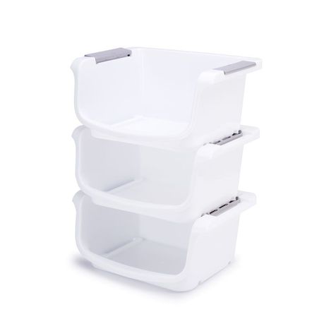 Stackable Storage Basket - 3 Piece Buy Online in Zimbabwe thedailysale.shop