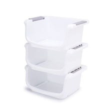 Load image into Gallery viewer, Stackable Storage Basket - 3 Piece
