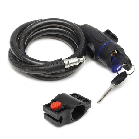 Fluir EcoSecure 105cm Bicycle Cable Lock with Quick Release Bracket Buy Online in Zimbabwe thedailysale.shop