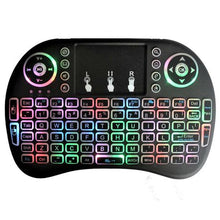 Load image into Gallery viewer, RGB Mini keyboard 7Colors Backlit Wireless Keyboard W/Touchpad
