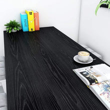 Load image into Gallery viewer, Maisonware Stick On 3D PVC Wallpaper - 0.45mx10m (Black Wood)
