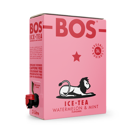 BOS - Watermelon & Mint Ice Tea Dispenser Box 3L Buy Online in Zimbabwe thedailysale.shop