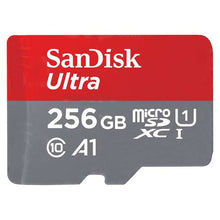 Load image into Gallery viewer, SanDisk 256GB 100MB/s Ultra Micro SDXC UHS-I Card C 10
