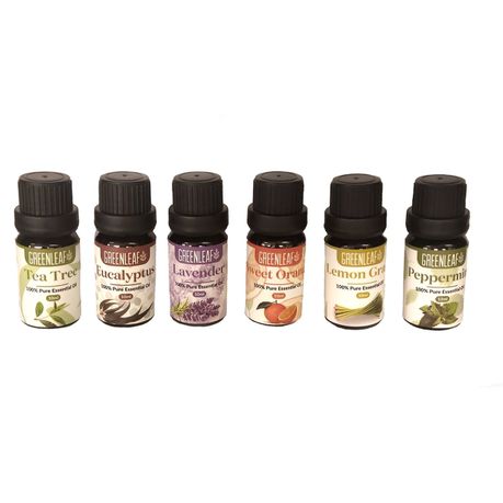 GreenLeaf Essential Oil Bundle - 6 x 10ml Buy Online in Zimbabwe thedailysale.shop