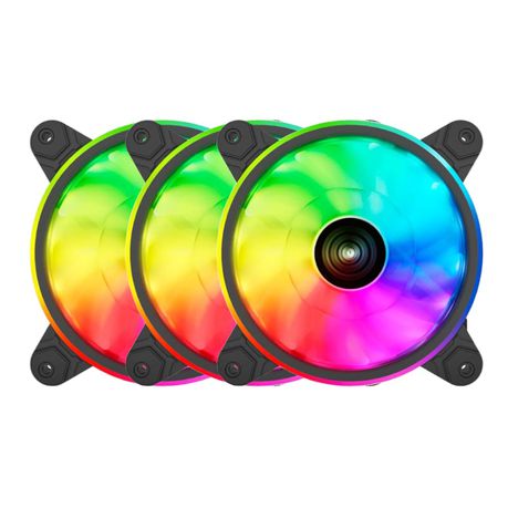 Raidmax 120mm Addressable RGB Triple Fan Pack Buy Online in Zimbabwe thedailysale.shop