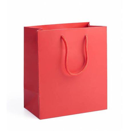 Xmas Red Gift Bag -Medium-4pc