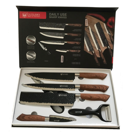 6 Piece Kitchen Sharp Knives Buy Online in Zimbabwe thedailysale.shop