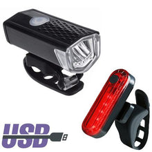 Load image into Gallery viewer, Rechargeable Bike Light Set
