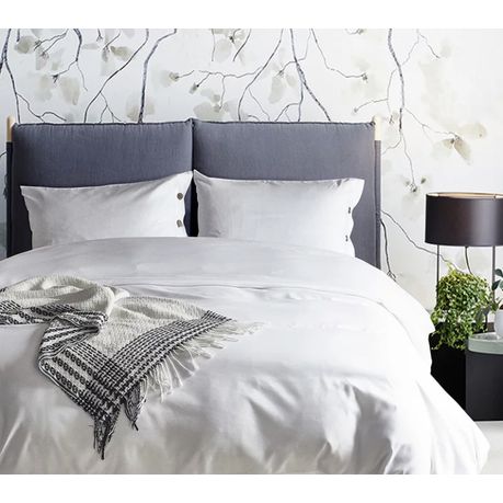 Egyptian Cotton 4 piece Duvet Cover Set - Queen (off white) Buy Online in Zimbabwe thedailysale.shop