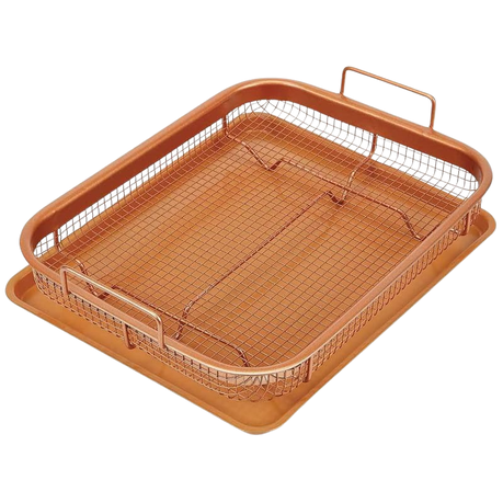 Copper Crisper Oven Air Fryer Basket Buy Online in Zimbabwe thedailysale.shop