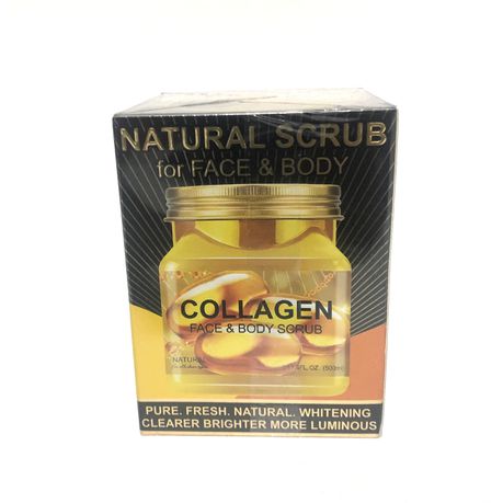 Natural Scrub for Face & Body: Collagen Buy Online in Zimbabwe thedailysale.shop