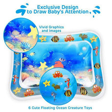 Load image into Gallery viewer, Tummy Time Water Baby Play Mat, Inflatable
