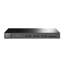 Load image into Gallery viewer, TP-LINK 16-Port 10GBE L2 Managed Switch 12 UTP 4 SFP+
