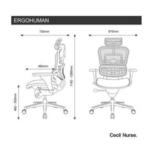 Load image into Gallery viewer, Original ErgoHuman Ergonomic Office Chair
