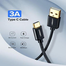 Load image into Gallery viewer, UGreen USBC M to USB2.0 M 1.5m Braided Cable-BK
