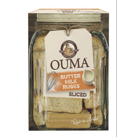 Ouma Buttermilk Sliced Rusks 450g