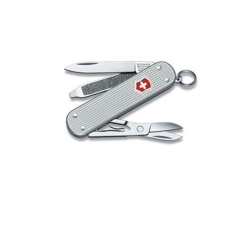 Victorinox Classic Alox Siver 58mm Buy Online in Zimbabwe thedailysale.shop