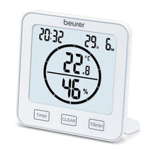 Load image into Gallery viewer, Beurer Thermo Hygrometer: Temperature, Humidity, Date, Time, Timer - HM 22
