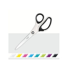 Load image into Gallery viewer, Leitz: Titanium Coated S/Steel Paper/Fabric Scissor - White Soft Grip
