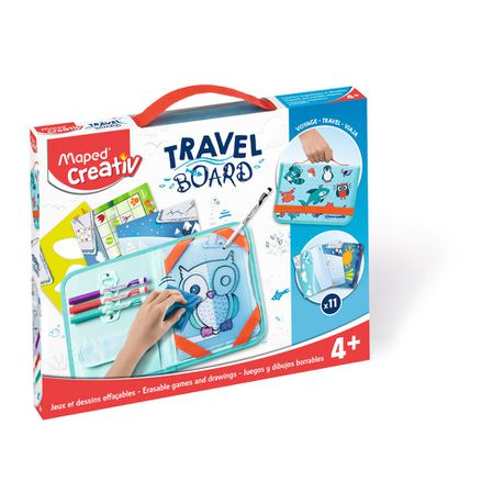 Maped Creativ Travel Board Erasable Games & Drawings - Animals Buy Online in Zimbabwe thedailysale.shop