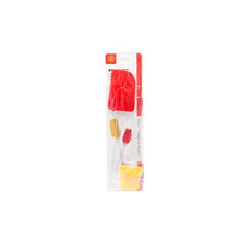 Load image into Gallery viewer, Silicone (Red) Spatula and (Yellow) Basting Brush set
