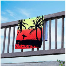 Load image into Gallery viewer, Microfiber Beach Towel Quick Drying Multi-Purpose Travel Partner Beach Tree
