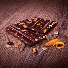 Load image into Gallery viewer, Nestlé Les Recettes De L’atelier Dark Chocolate Orange Peels 115g Slab
