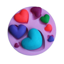 Load image into Gallery viewer, Silicone Heart Fondant Mould
