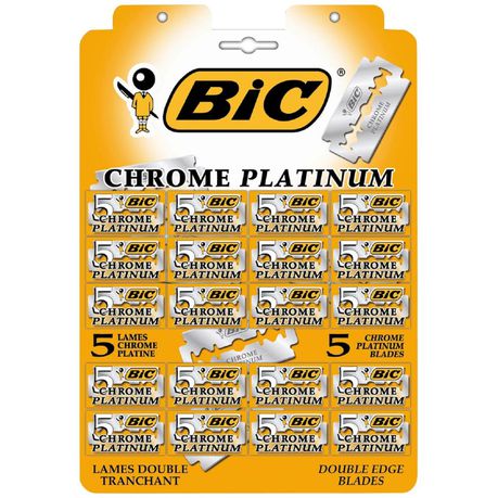 BIC Double Edge Blade Hanging Card 20 x 5