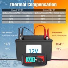 Load image into Gallery viewer, ATT Smart Battery Charger 12v 6 modes - 6 amps
