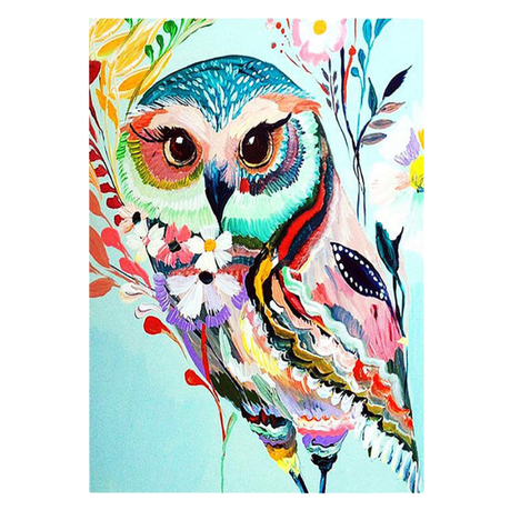 Paint by Numbers Nordic Scandinavian Owl Art Craft Kit Wall Gift Decoration Buy Online in Zimbabwe thedailysale.shop