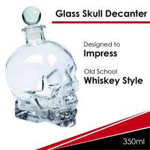 Load image into Gallery viewer, Kitchen Kult Skull Whiskey Decanter - 350ml
