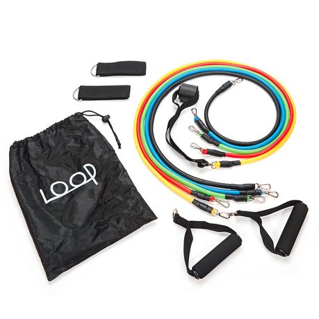 Loop Exercise Resistance Band Set - 11 Piece Buy Online in Zimbabwe thedailysale.shop