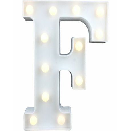 LED Lights Letter -F Buy Online in Zimbabwe thedailysale.shop