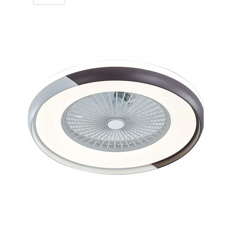 Space Saving LED Ceiling Fan with Remote - Black & White Buy Online in Zimbabwe thedailysale.shop