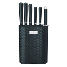 Load image into Gallery viewer, Berlinger Haus 7 Piece Non-Stick Coating Knife Set with Stand - Aquamarine
