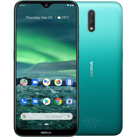 Nokia 2.3 32GB Single Sim - Cyan Green Buy Online in Zimbabwe thedailysale.shop