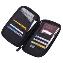 Load image into Gallery viewer, Troika Travel Document Case Rfid Blocking Personalisable Safe Flight Black
