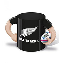 Load image into Gallery viewer, Rugby Ceramic Mug New Zealand All Blacks 2015 World Cup Player
